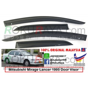 Mitsubishi Mirage Lancer (4th Gen) 1995 AG Door Visor Air Press Wind Deflector (Small 7cm Width)